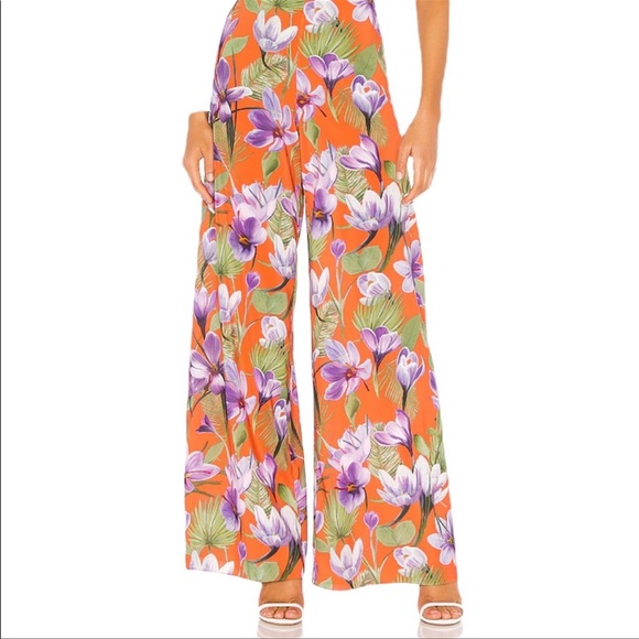 BRAND NEW WITH TAGS! Alice + Olivia by Stacey Bendet Athena Wide Leg Pant! - Picture 2 of 5